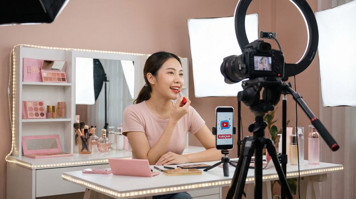 17c一起草美妆视频教程